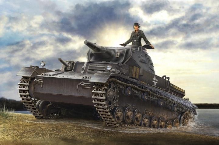 80132  техника и вооружение  German Panzerkampfwagen IV Ausf D / TAUCH  (1:35)