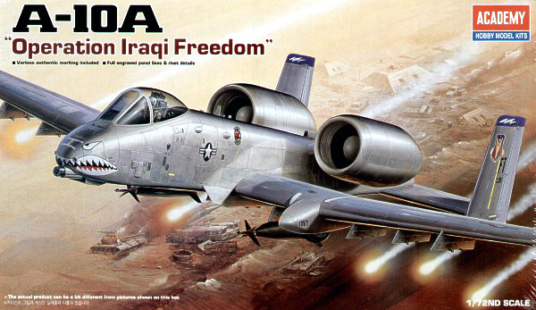 12402  авиация  A-10A Thunderbolt II (Ирак 2003г.) (1:72)