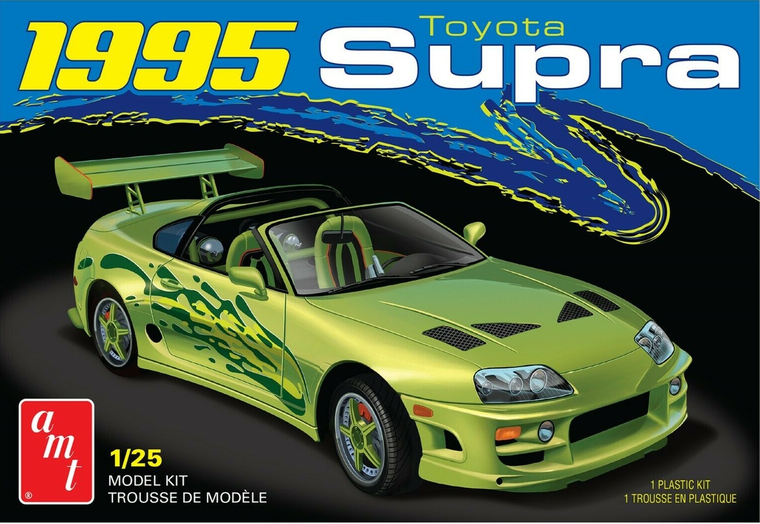 1101  автомобили и мотоциклы  1995 Toyota Supra  (1:25)