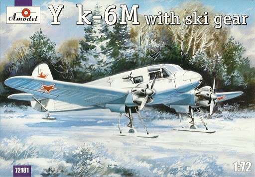 72181  авиация  Я-6М на лыжном шасси (1:72)