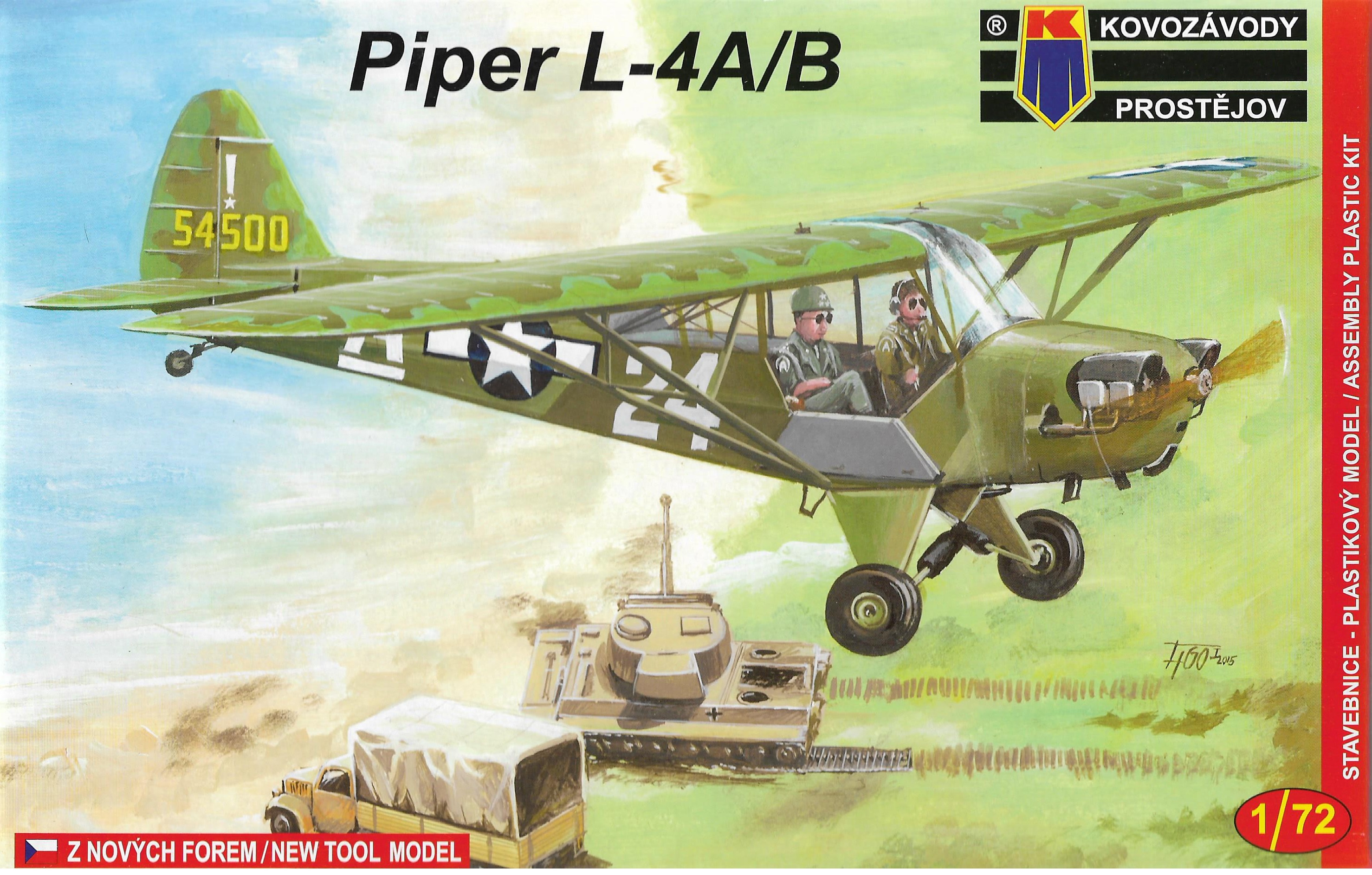 KPM0040  авиация  Piper L-4A/B  (1:72)