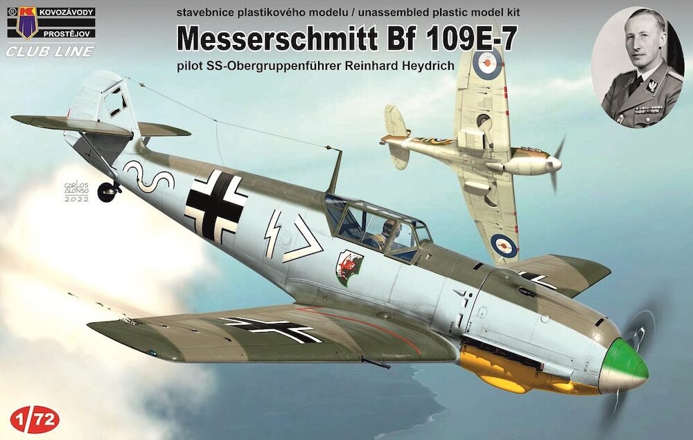 CLK0007  авиация  Bf-109E-7 Reinhard Heydrich  (1:72)