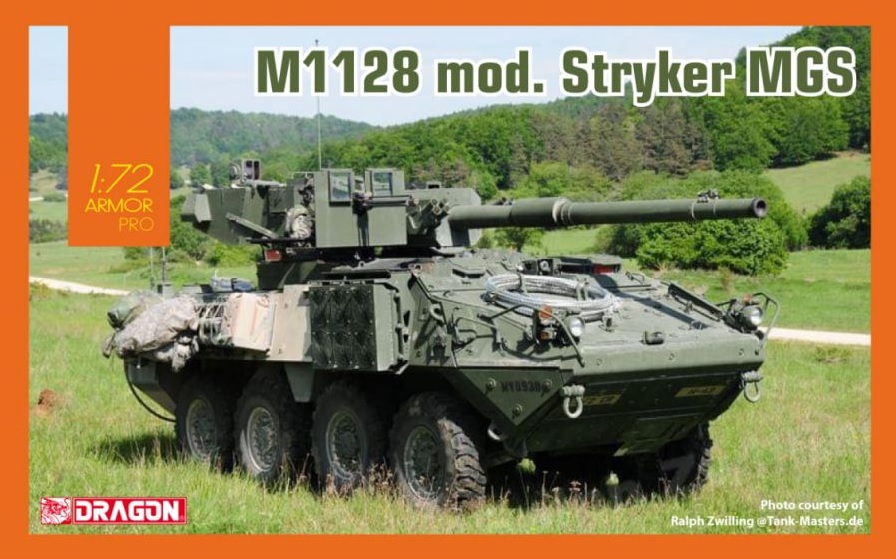 7687  техника и вооружение  M1128 Stryker MGS (1:72)