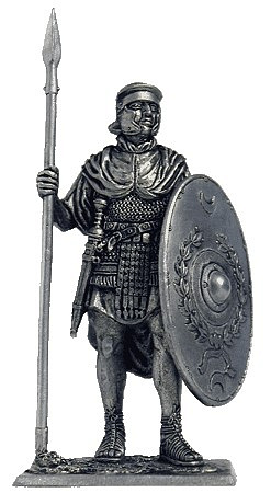 083 A  миниатюра  Римский солдат вспомогательных войск