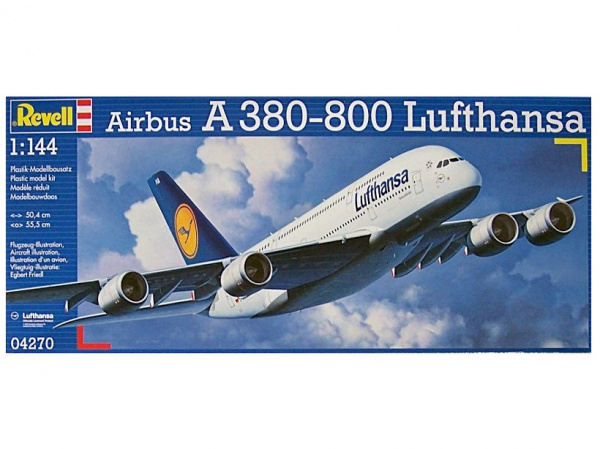 04270  авиация  Аэробус A380 "Люфтганза" (1:144)