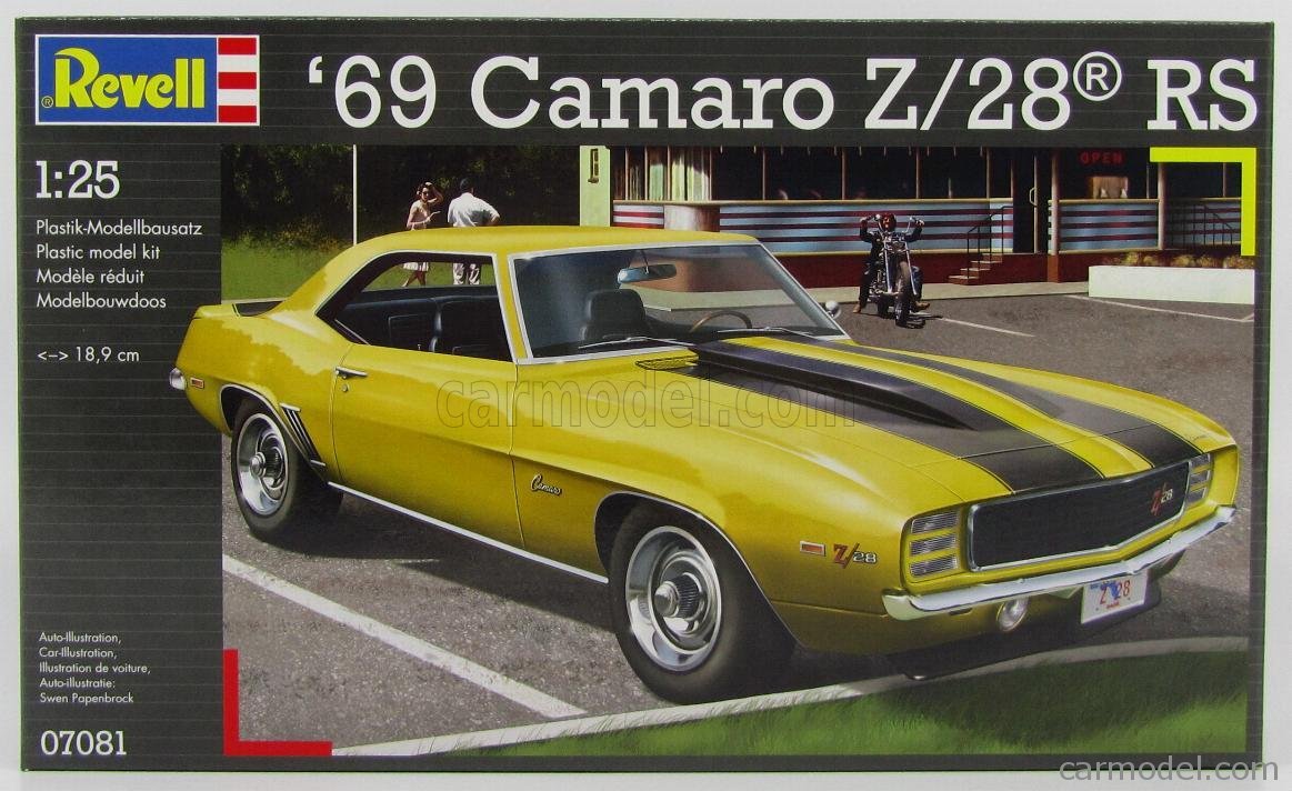 07081  автомобили и мотоциклы  ´69 Camaro Z/28 RS  (1:25)