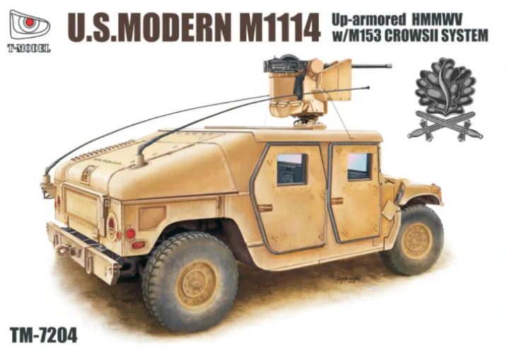 TM7204-I  техника и вооружение  US. Modern M1114 Up-Armored w/M153 CrowsII System (Iron)  (1:72)
