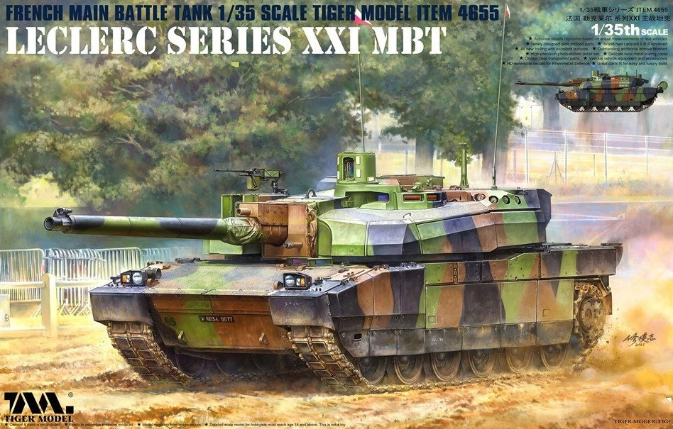 4655  техника и вооружение  French Main Battle Tank Leclerc Series XXI MBT  (1:35)