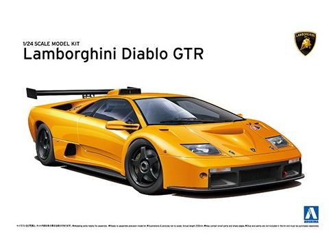 01069  автомобили и мотоциклы  Lamborghini Diablo GTR  (1:24)