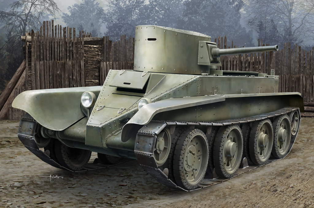 84514  техника и вооружение  Soviet BT-2 Tank (early)  (1:35)