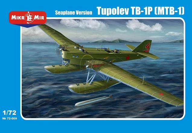 72-010  авиация  TB-1P (MTB-1) Seaplane Version  (1:72)