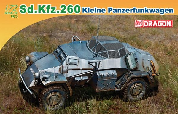 7446  техника и вооружение  Sd.Kfz. 260 kleiner Panzerfunkwagen  (1:72)