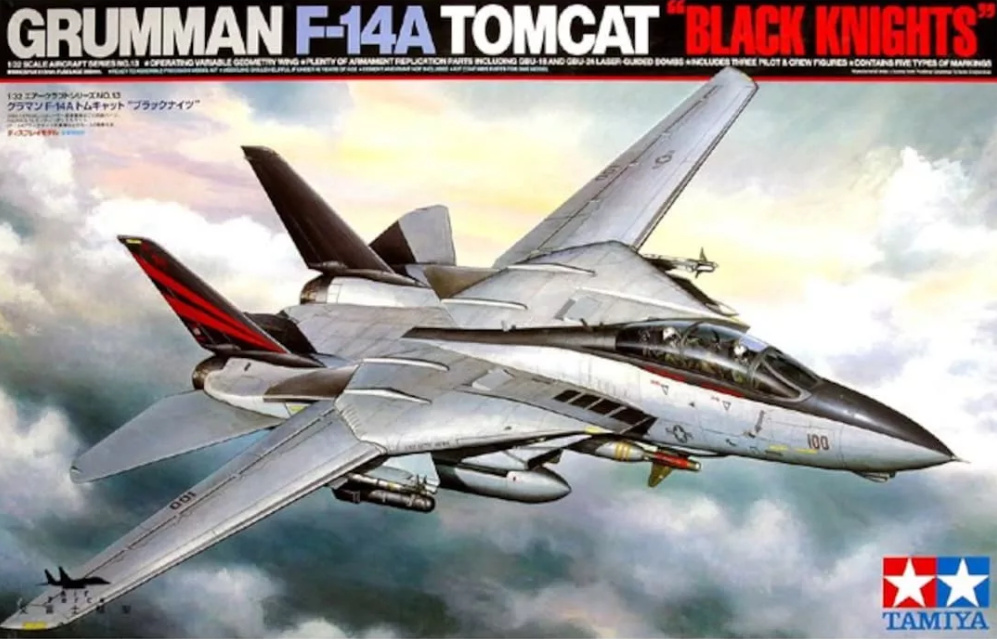 60313  авиация  Grumman F-14A Tomcat Black Knights  (1:32)
