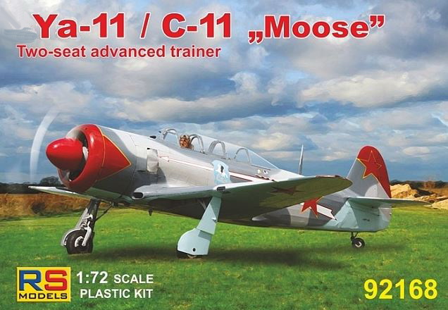 92168  авиация  Ya-11 / C-11 "Moose"  (1:72)