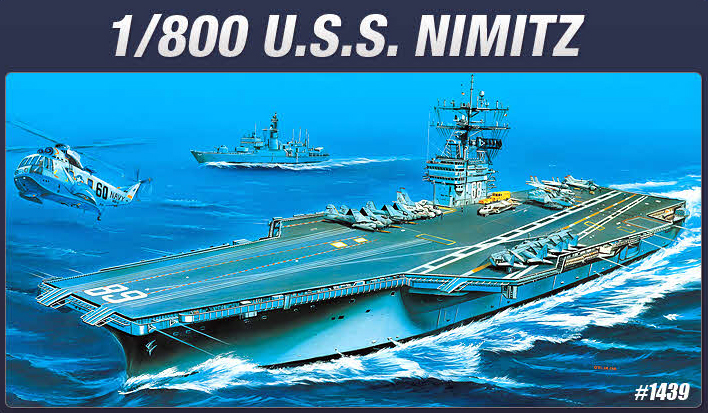 14213  флот  CVN-68 USS Nimitz  (1:800)