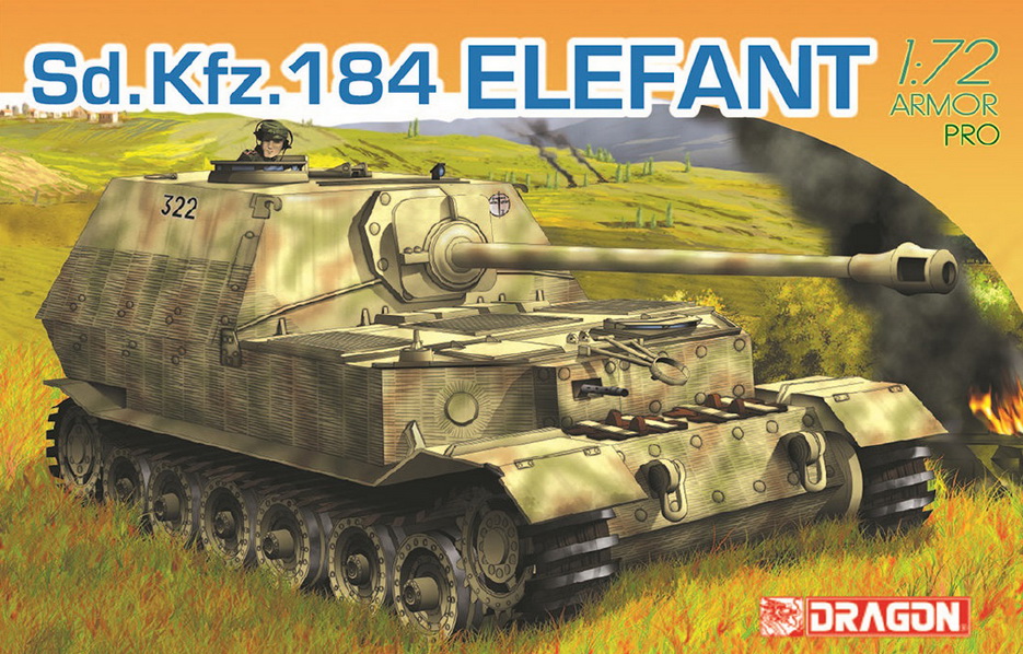 7253  техника и вооружение  Sd.Kfz. 184 Elefant  (1:72)