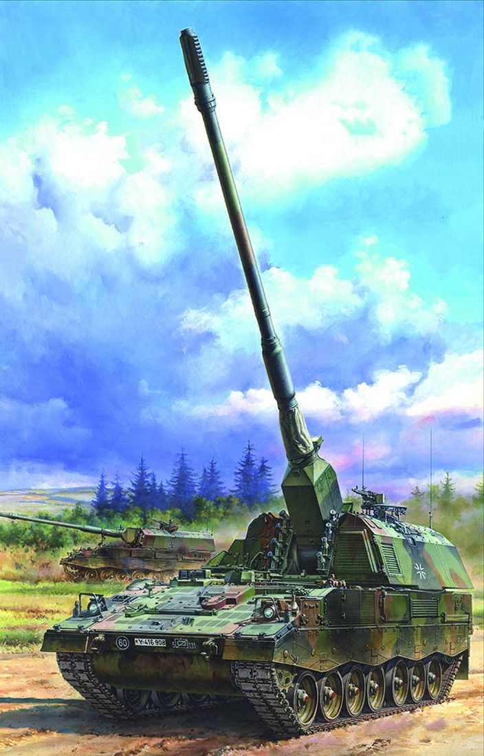 TS-012  техника и вооружение  Panzerhaubitze 2000 German Self-Propelled Howitzer  (1:35)
