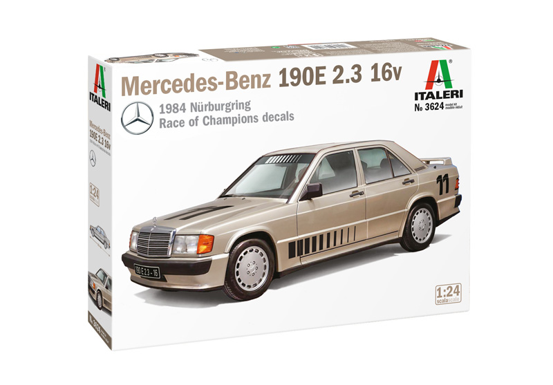 3624  автомобили и мотоциклы  Mercedes-Benz 190E 2.3 16v  (1:24)
