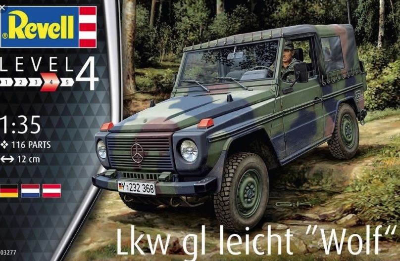 03277  техника и вооружение  Lkw gl leicht "Wolf"  (1:35)