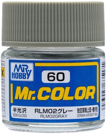 C 60  краска 10мл  RLM02 GRAY