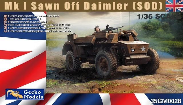 35GM0028  техника и вооружение  Mk 1 Sawn Off Daimler (SOD)  (1:35)
