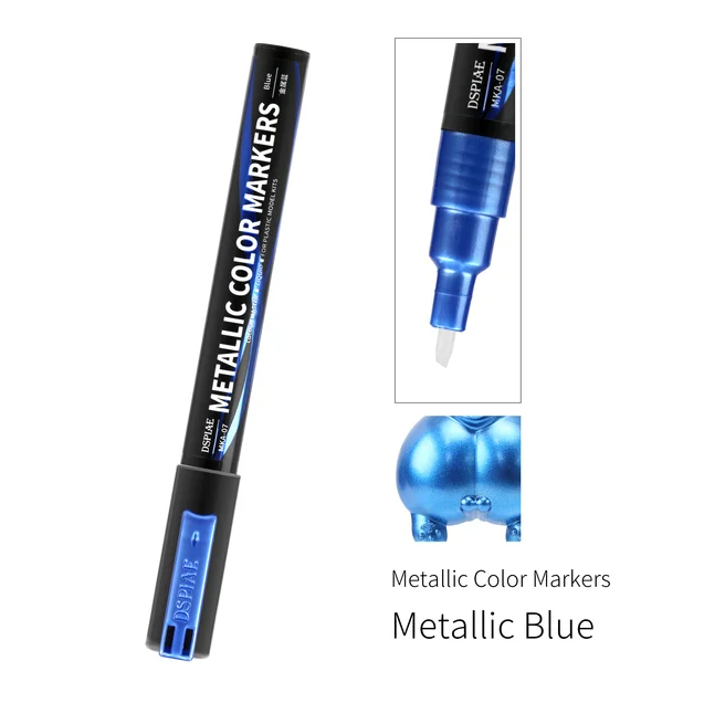MKA-07  краска  Маркер Metallic Blue