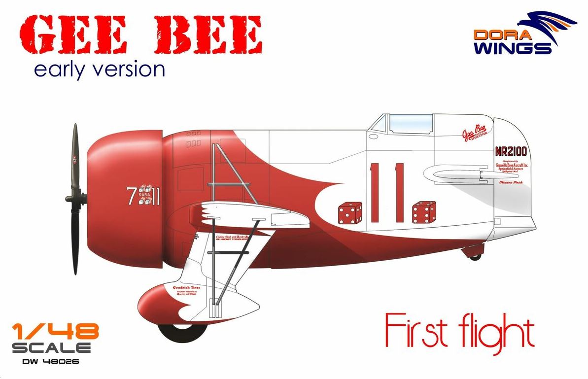 DW48026  авиация  Gee Bee Super Sportster R-1 (early version)  (1:48)