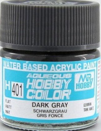 H401  краска 10мл  DARK GRAY