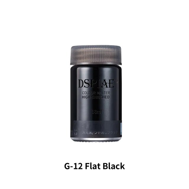 G-12  краска  18мл Flat Black
