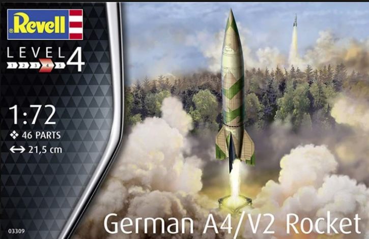 03309  техника и вооружение  German A4/V2 Rocket  (1:72)