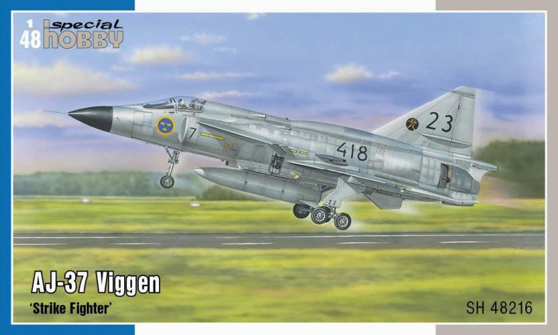 SH48216  авиация  AJ-37 Viggen ‘Strike Fighter’  (1:48)