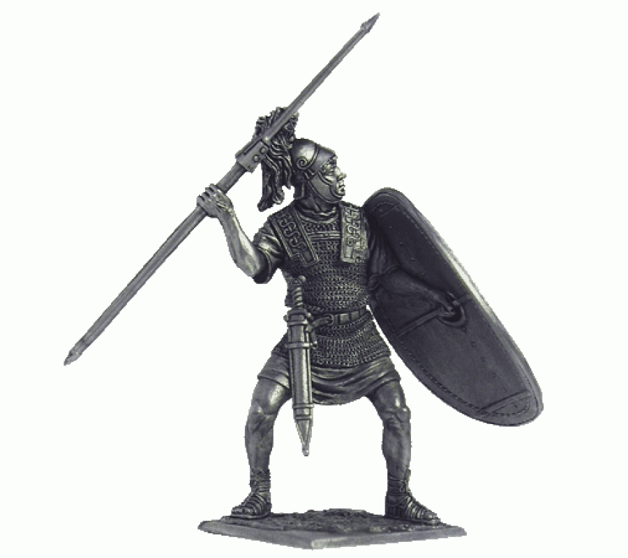 176 A  миниатюра  Римский легионер, 3-1 в до н.э.