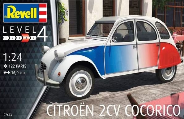 07653  автомобили и мотоциклы  Citroën 2CV Cocorico  (1:24)