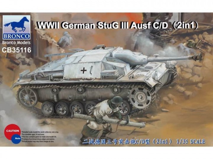 CB35116  техника и вооружение  САУ  WWII German StuG III Ausf C/D (SdKfz 142)  (1:35)