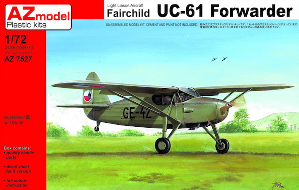 AZ7527  авиация  Fairchild UC-61 Forwader  (1:72)