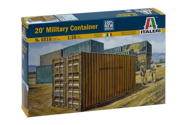 6516  наборы для диорам  20’ Military Container  (1:35)