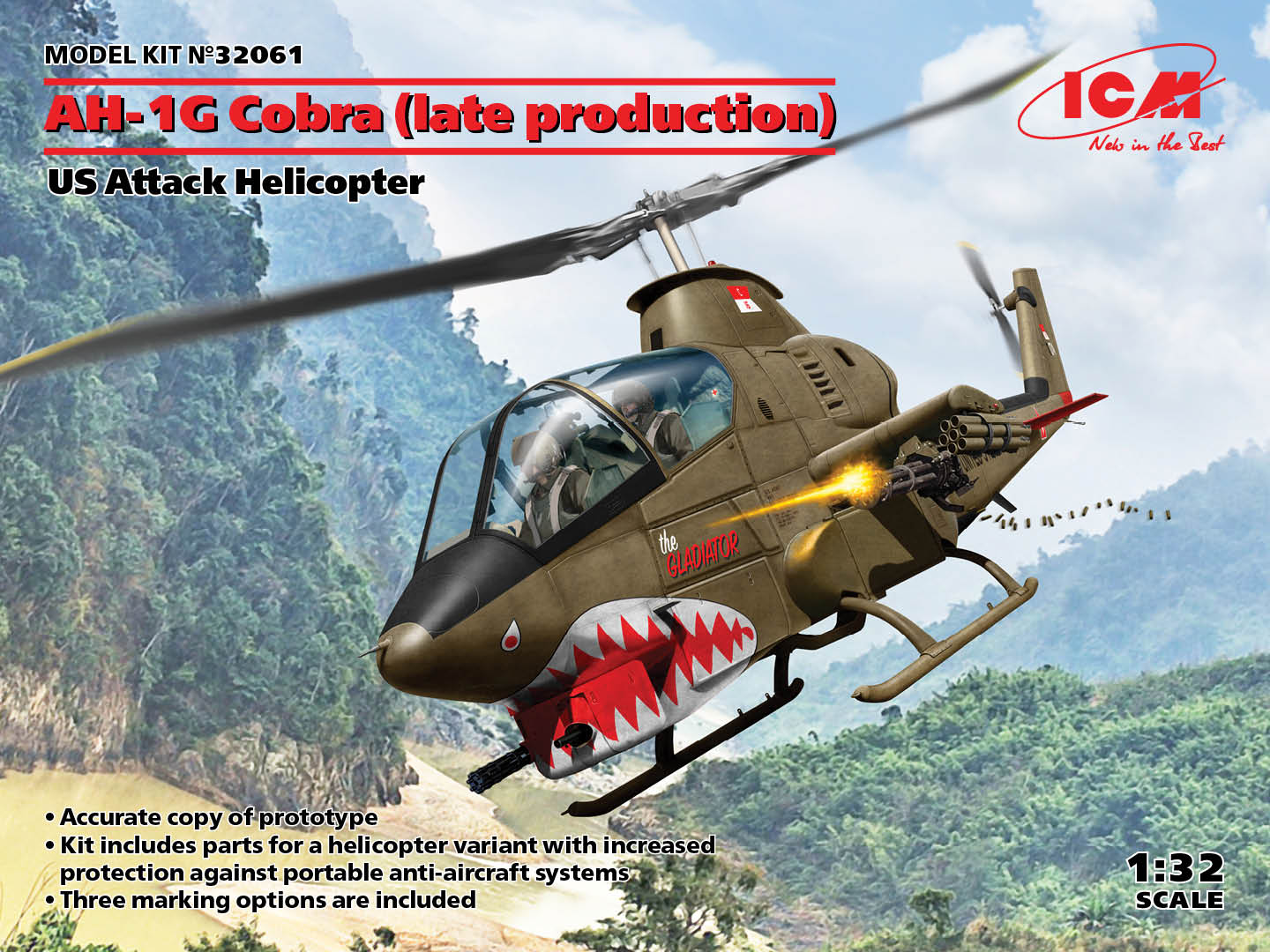 32061  авиация  AH-1G Cobra (late production)  (1:32)