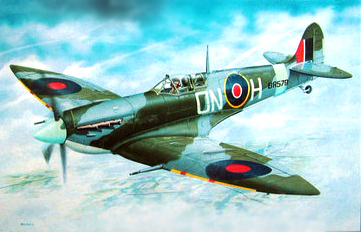 0870  авиация  Supermarine Spitfire H.F.Mk.VI  (1:72)