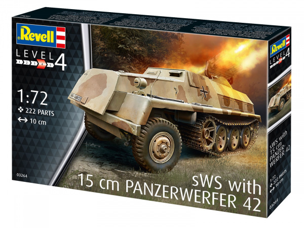 03264  техника и вооружение  sWs with 15cm Panzerwerfer 42   (1:72)