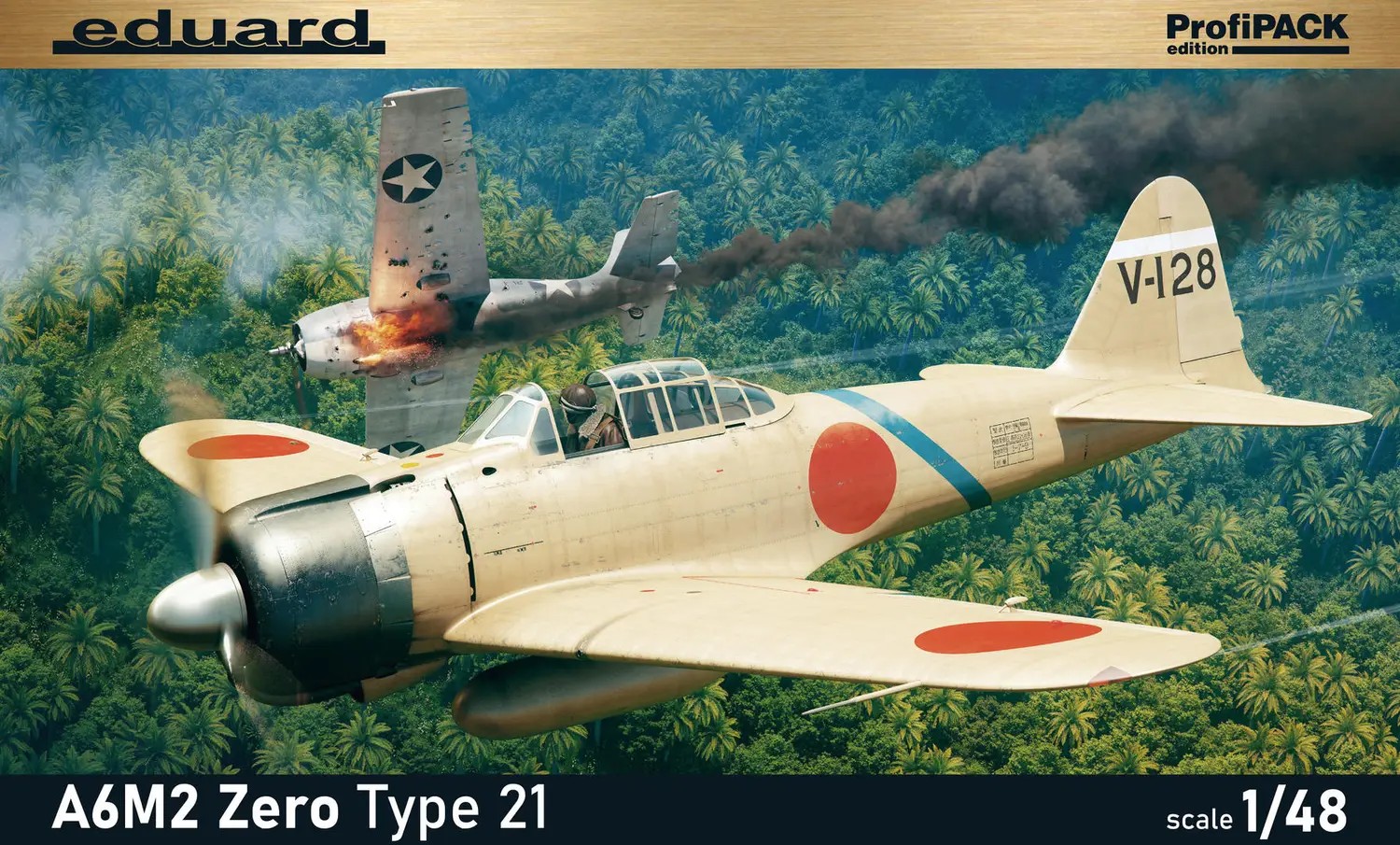82212  авиация  A6M2 Zero Type 21  (1:48)