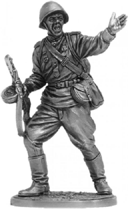 WW2-26  миниатюра  Гвардии рядовой Красной Армии, 1943-45 гг. СССР