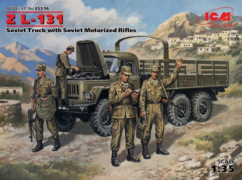 35516  техника и вооружение  Type 131 с советской мотопехотой  (1:35)