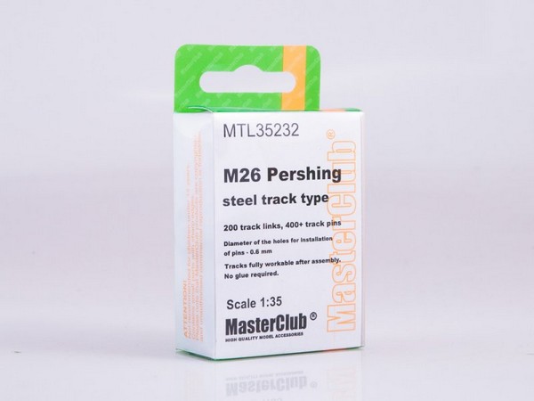 MTL-35232  траки наборные  M26 Pershing steel track type  (1:35)