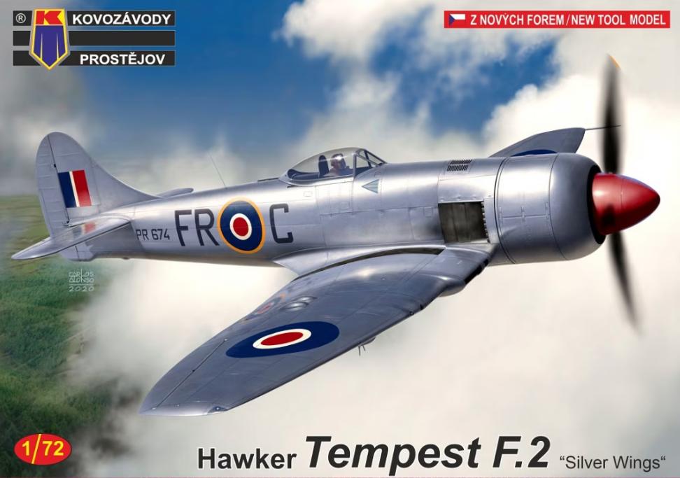 KPM0228  авиация  Hawker Tempest F.2 "Silver vings"  (1:72)