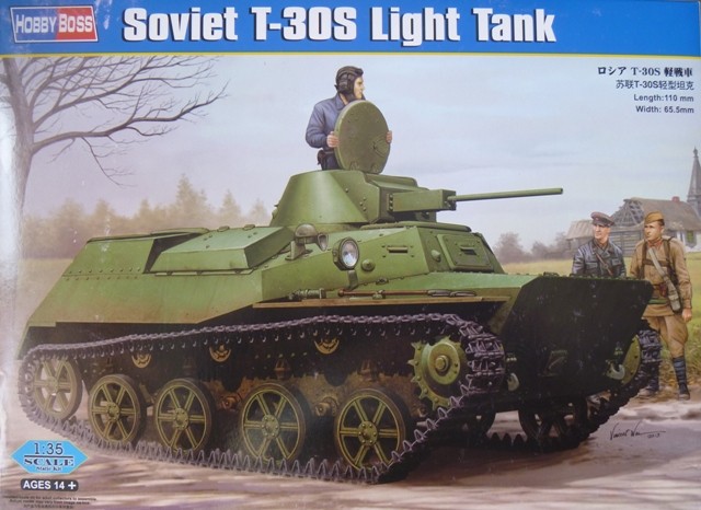 83824  техника и вооружение  Soviet T-30S Light Tank  (1:35)