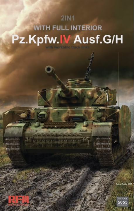 RM-5055  техника и вооружение  Pz.Kpfw.IV Ausf. G/H w/full interior  (1:35)