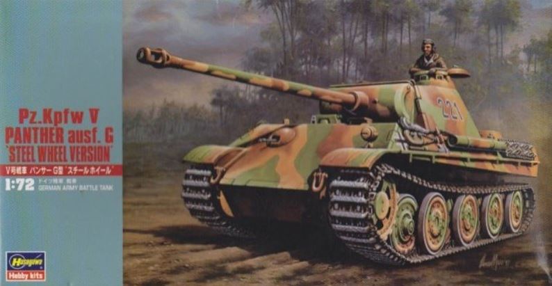 31137  техника и вооружение  Pz.Kpfw V Panther Ausf. G Steel Wheel Version  (1:72)