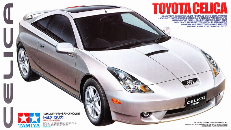 24215  автомобили и мотоциклы  Toyota Сelica 1999 г. (1:24)