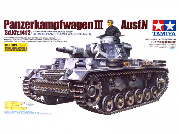 35290  техника и вооружение  Pz.III ausf.N (1:35)