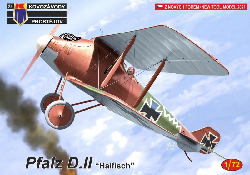 KPM0272  авиация  Pfalz D.II "Haifisch"  (1:72)